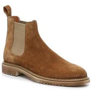 NIB - Crown Vintage CR-Dalmacio Chelsey Boot, Honey Suede - Size 8.5